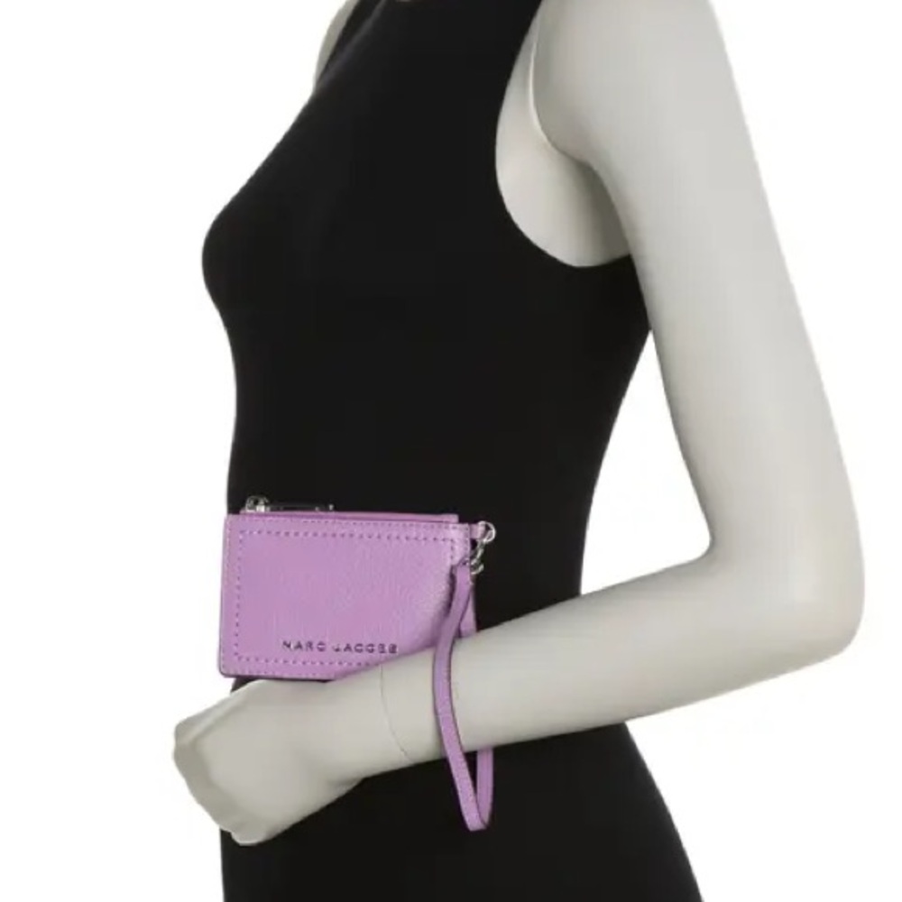 Marc Jacobs Top Zip Wristlet Wallet Lilac